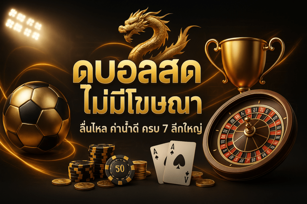 ดูบอลสด ไม่มีโฆษณา