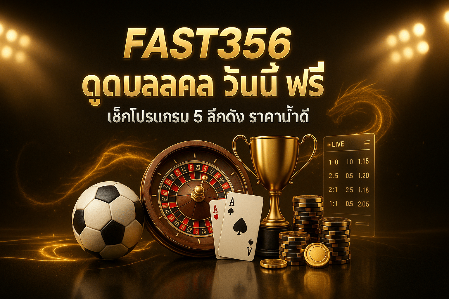 FAST356 ดูบอลสด วันนี้ ฟรี
